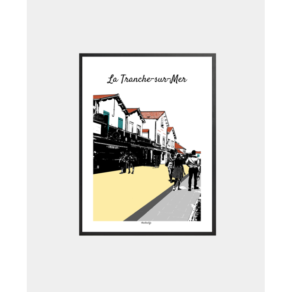 Affiche Bourg (La Tranche-sur-Mer, Vendée)