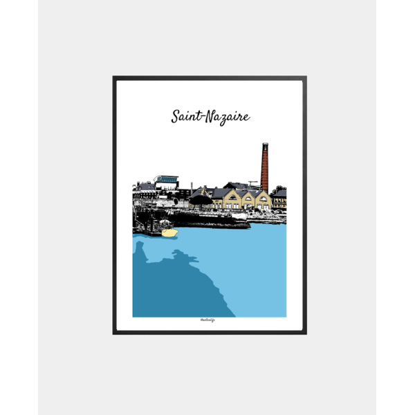 Affiche Port Saint-Nazaire (Loire-Atlantique)