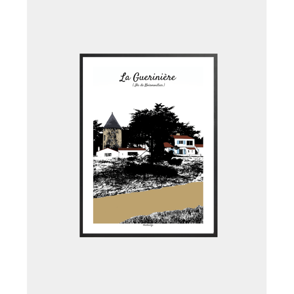 Affiche La Guérinière (Ile de Noirmoutier, Vendée)