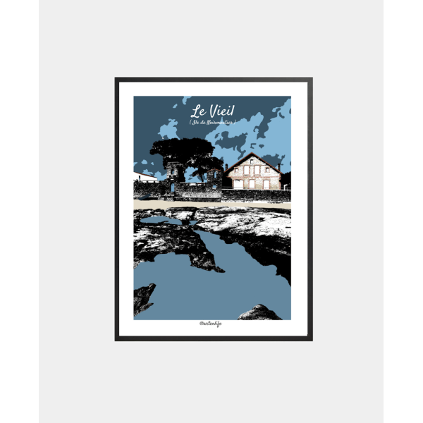 Affiche Le Vieil (Noirmoutier-en-Ile, Vendée)