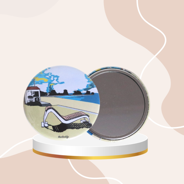 Miroir de poche Plage des 5 Pineaux (Sion sur l'Océan, Sion sur l'Océan)