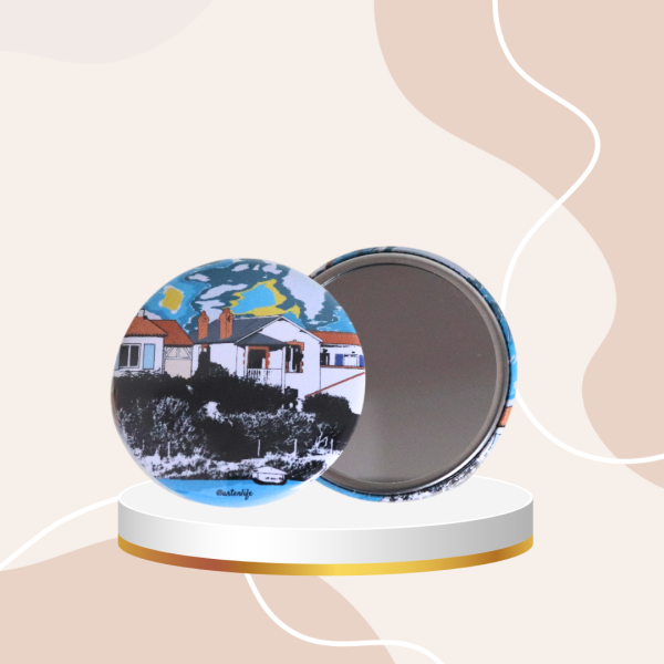 Miroir de poche Village de la Gachère (Brem-sur-Mer, Vendée)