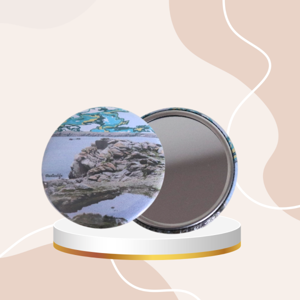 Miroir de poche Cap des Degrés (Ile d'Yeu, Vendée)
